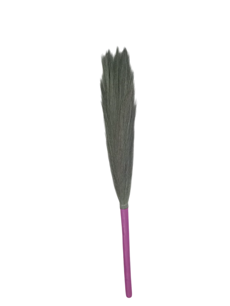 40inch Purple Plastic Phool Jhadu - Jai Maa Kali